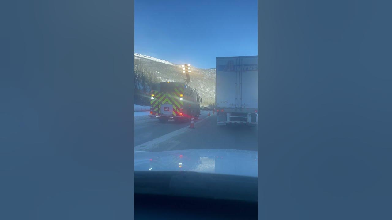 Colorado interstate 70 traffic report accident 1 3 25 10 10am vail