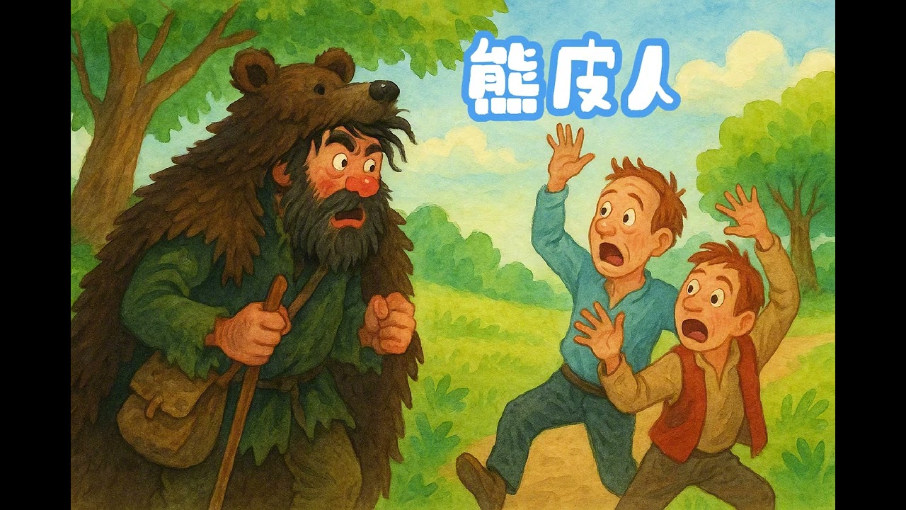 【兒童故事】熊皮人🐻｜睡前故事｜童話📕｜幼兒故事｜陪睡故事｜Chinese Bedtime Story