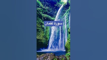 آيات من القرآن الكريم - سورة لقمان