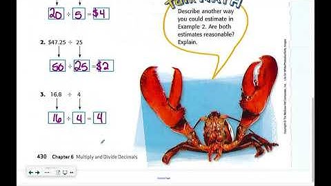 5th Grade Chapter 6 Lesson 9