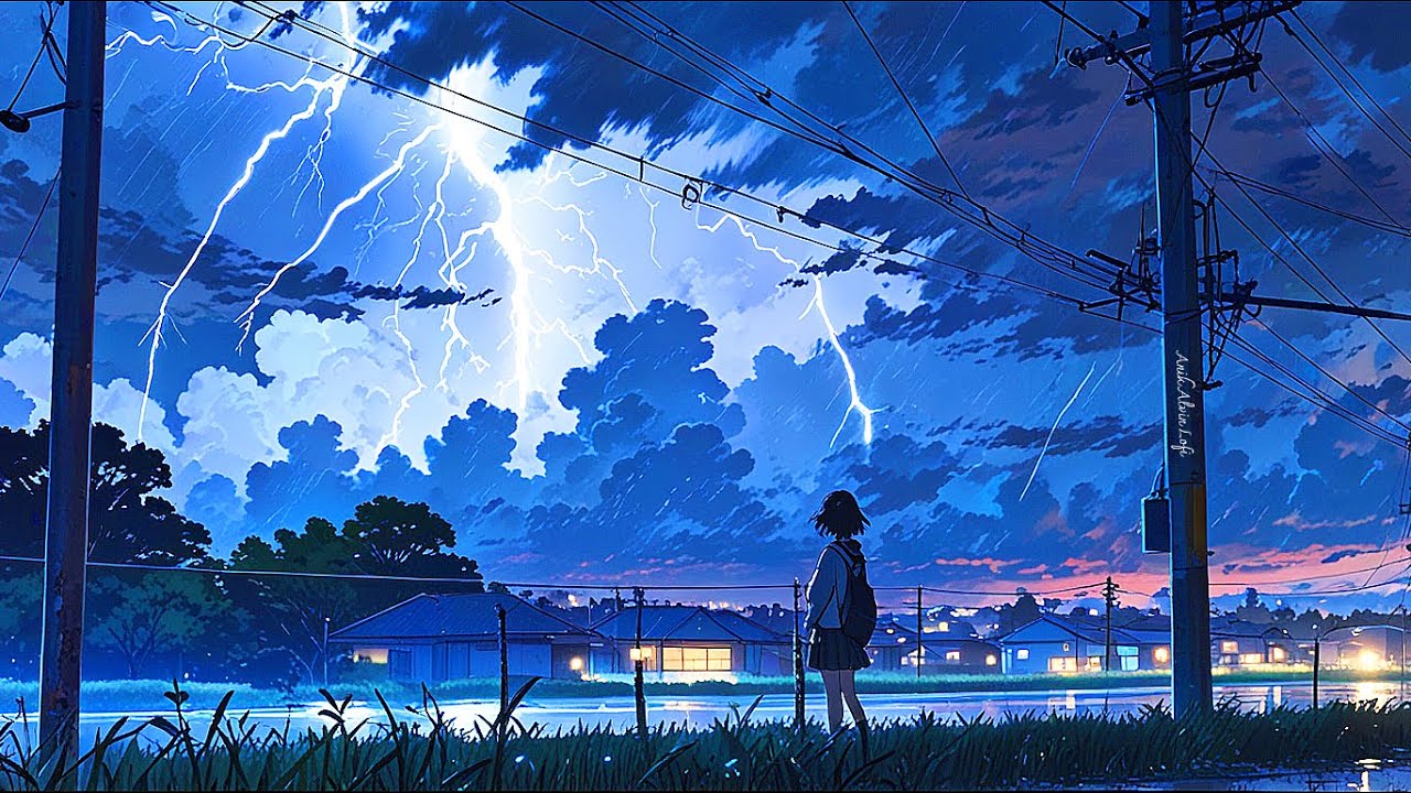 Static Dreams | Rainstorm Lofi to Sleep Through the Thunder