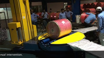 Fully Automatic Reel Wrapping Machine (Axial Type)