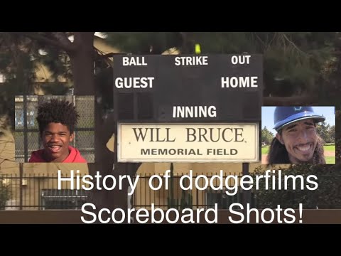 dodgerfilms Scoreboard Shots ( plus Sick Honorable Mention)