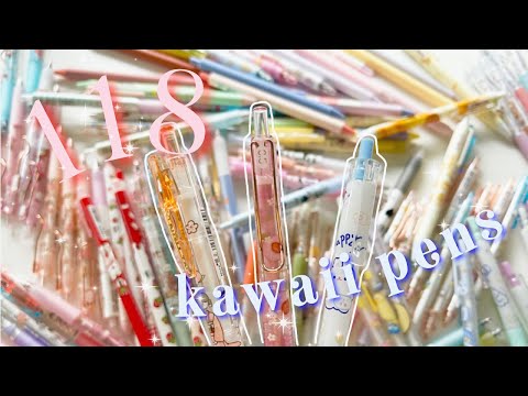 ♡ i bought 118 kawaii gel pens so you don't have to ♡