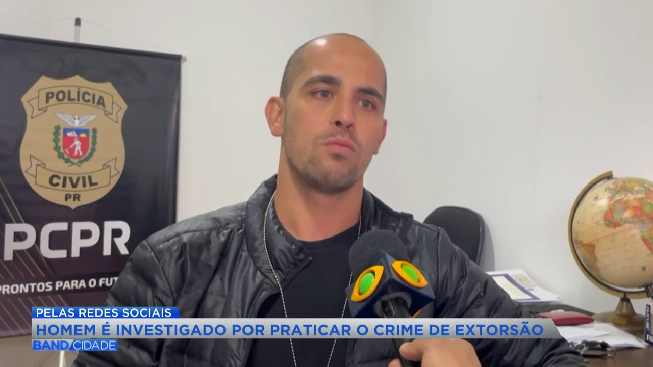 Homem é investigado por praticar crime de extorsão pelas redes sociais | BAND CIDADE