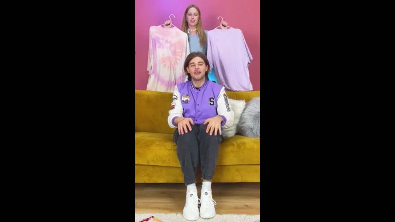 OUTFIT CHALLENGE || MY BOYFRIEND CHOSE HIS OUTFIT BLINDFOLDED AND I'M CRYING WITH LAUGHTER😂 #shorts