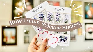 How I Make Sticker Sheet Using @Cricut Tutorial screenshot 3