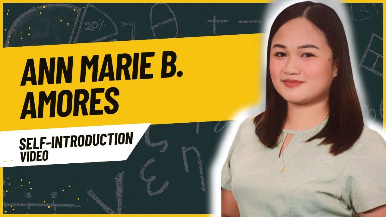 Self Introduction Video - YouTube