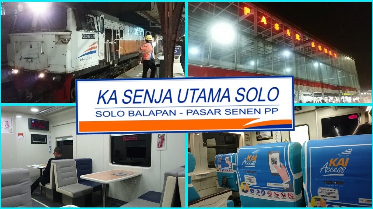 Trip Report KA Senja Utama Solo Stainless Steel Pasar 