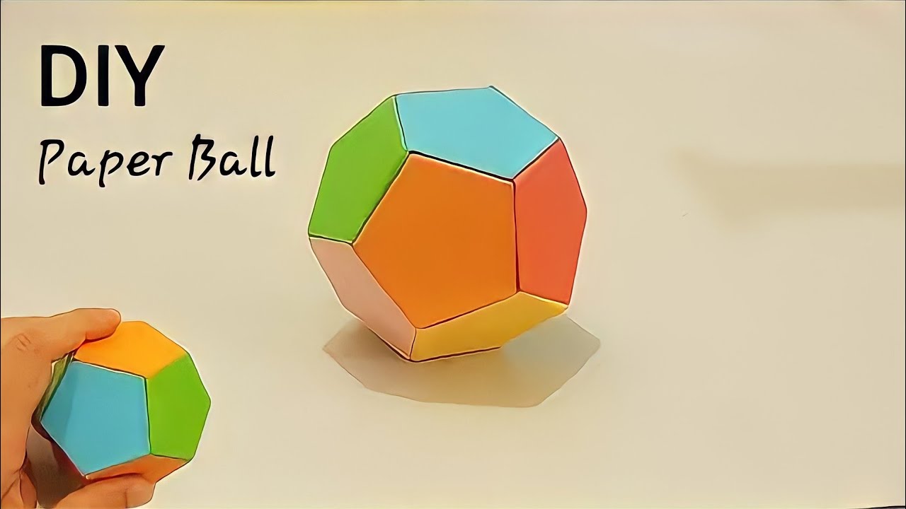 How to make a paper football ⚽(ORIGAMI) YouTube