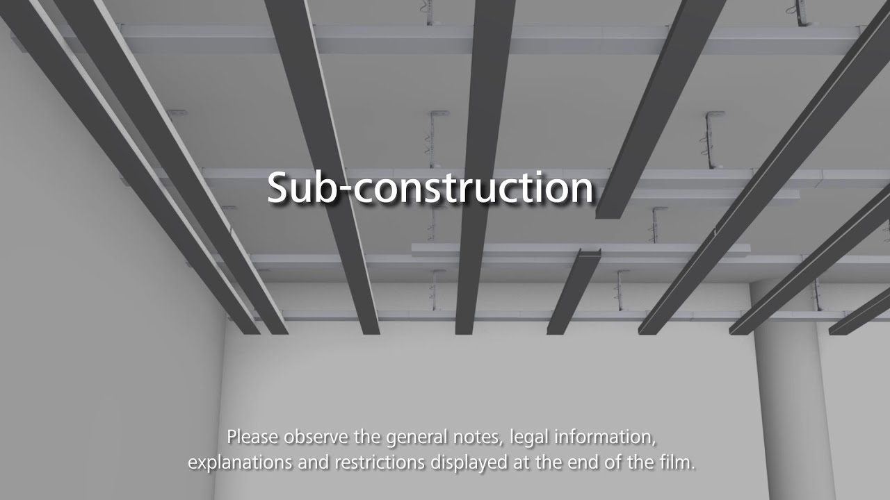 Stosilent Distance Acoustic Ceiling 02 Installing The Sub Construction