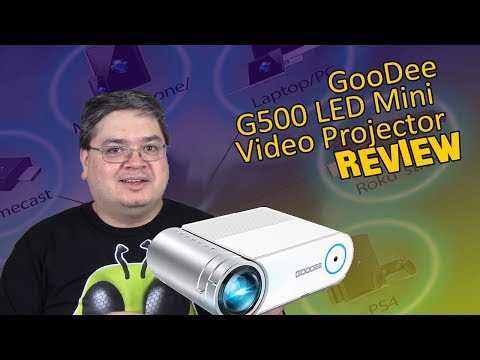 GOODEE G500 LED Mini Video Projector Review