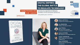 EPRS Book Talk: Digital Empires: The global battle to regulate technology