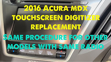 Acura touchscreen digitizer replacement