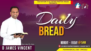 DAILY BREAD REPEAT | 20.05.2024 | MESSAGE BY PASTOR D JAMES VINCENT | ESTHER PRAYER HOUSE