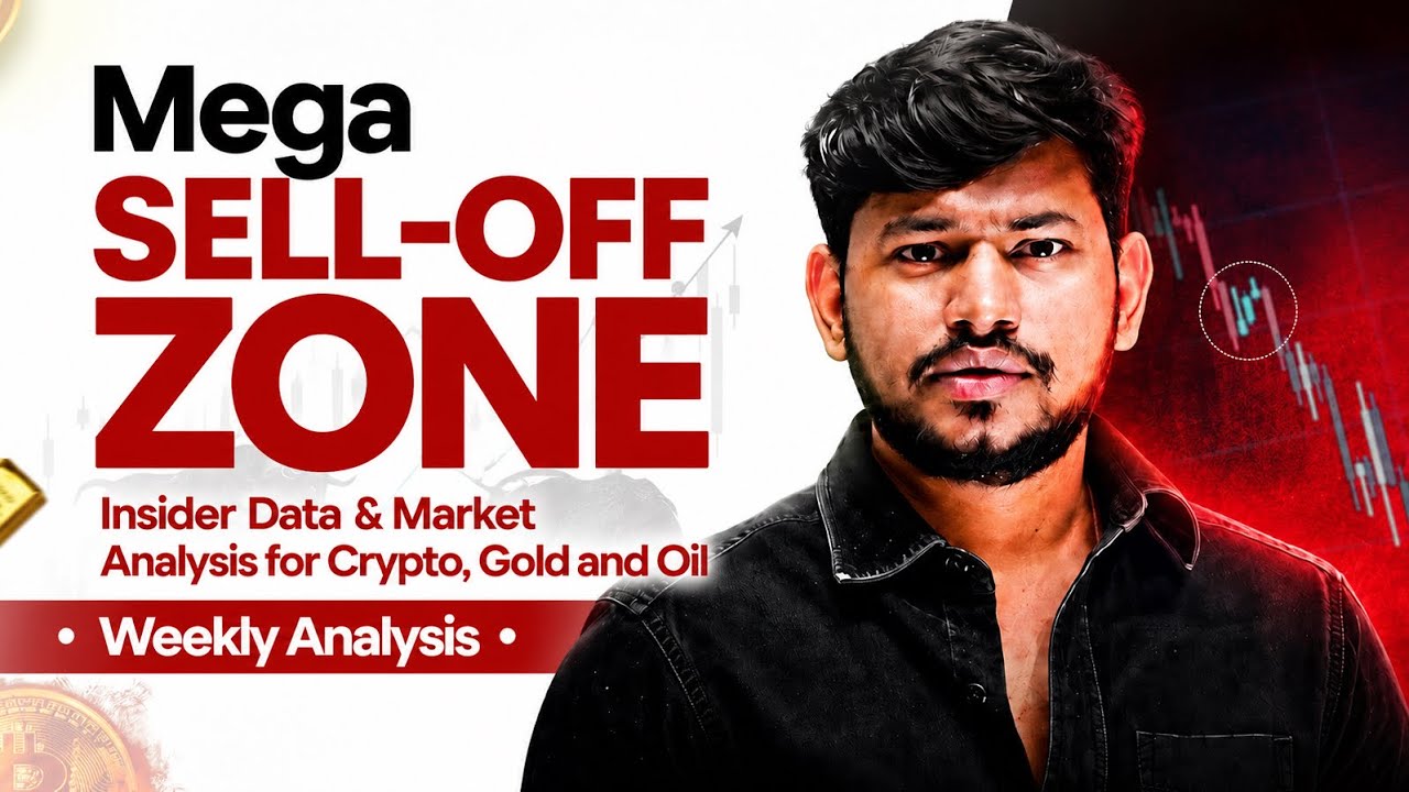 Mega Sell-Off Zone - Insider Data & Market Analysis for Crypto, Gold and Oil - Weekly Analysis