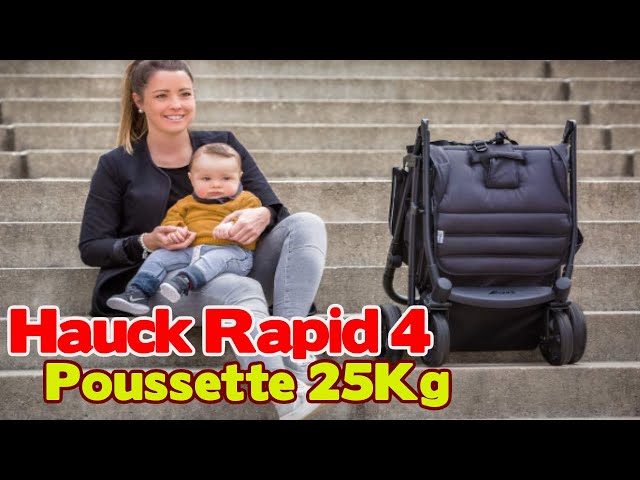 Hauck Poussette Citadine Rapid 4 pour Bébé et enfant Jusqu'à 25 kg 