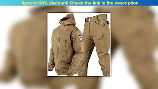 New Arrival New Shark Skin Soft Shell Autumn and Winter Plush Thickened Mountaineering Tactics Trai screenshot 5