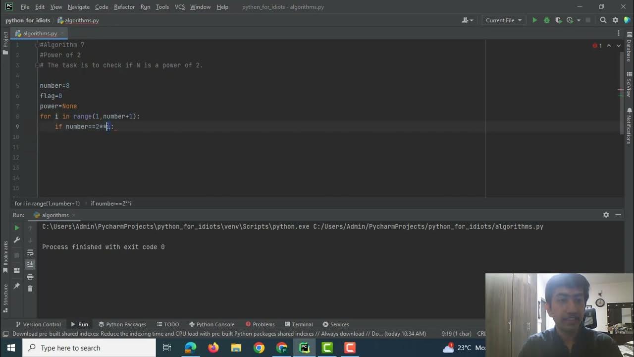 Power of 2-Python - YouTube
