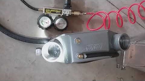 RXPX RIVA INTERCOOLER PRESSURE TEST INDICATES LEAKING.