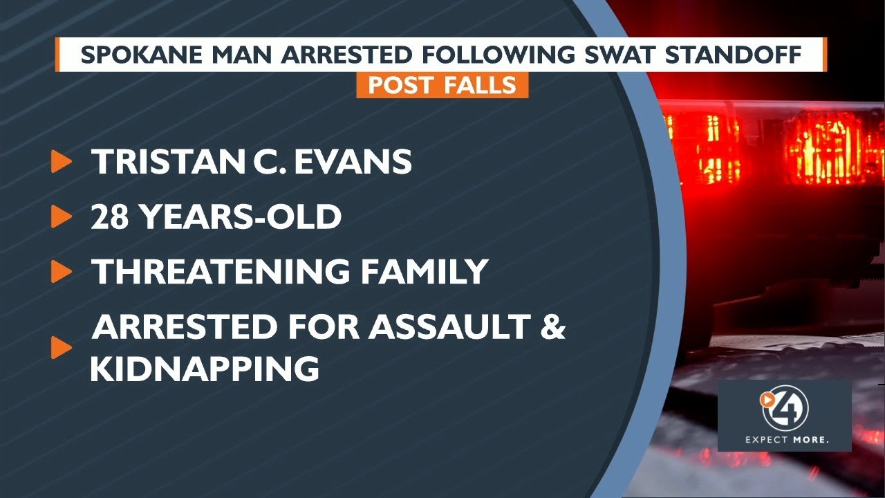 Spokane man arrested following SWAT standoff - YouTube
