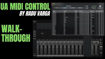 UA MIDI Control - Walkthrough