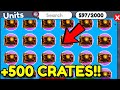 I opened 500 scary crates in toilet tower defence