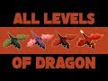 [Level 1 to Level 7] Dragons all levels comparison  | All Levels Showcase | Clash of Clans