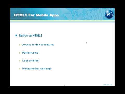 HTML5 For Web & Mobile
