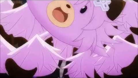 Hyperdimension Neptunia The Animation - Neptune transforms into Dogoo