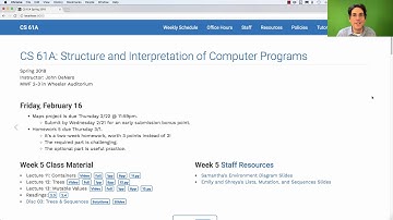 61A Spring 2018 Lecture 13 Video 1 v3