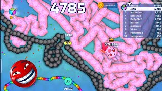 Snake.Io Dark Black Snake Vs Evil Rabbit Snake! Snake Game screenshot 1