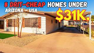 8 Affordable Arizona Homes You Can Buy Right Now (From $140K to $31,900)