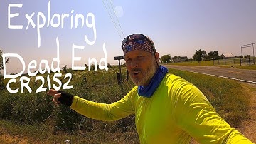 Exploring Dead End Road CR 2152 with Amputee Cyclist Aaron Smith South of Gainesville, TX