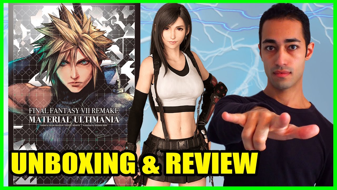 Final Fantasy Vii Remake Material Ultimania Unboxing And Impressions A
