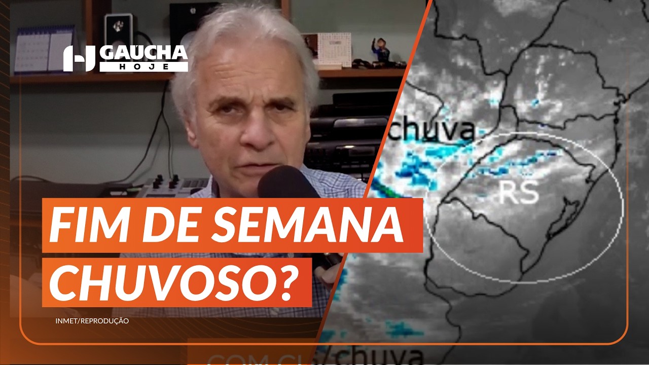 PREVISÃO DO TEMPO para o fim e semana no RS com Cléo Kuhn | Gaúcha Hoje