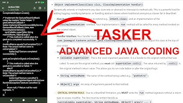 Tasker - Advanced Java Coding