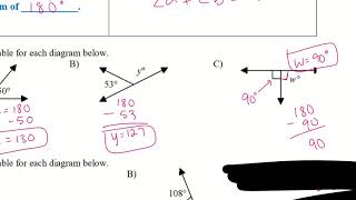 1.2 Linear Pairs and Vertical Angles