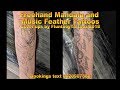 Mandala &amp; Music Feather tattoo cover up By fluntboy tattooz