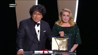 La Palme d'Or est attribuée à Parasite de Bong JoonHo  Cannes 2019