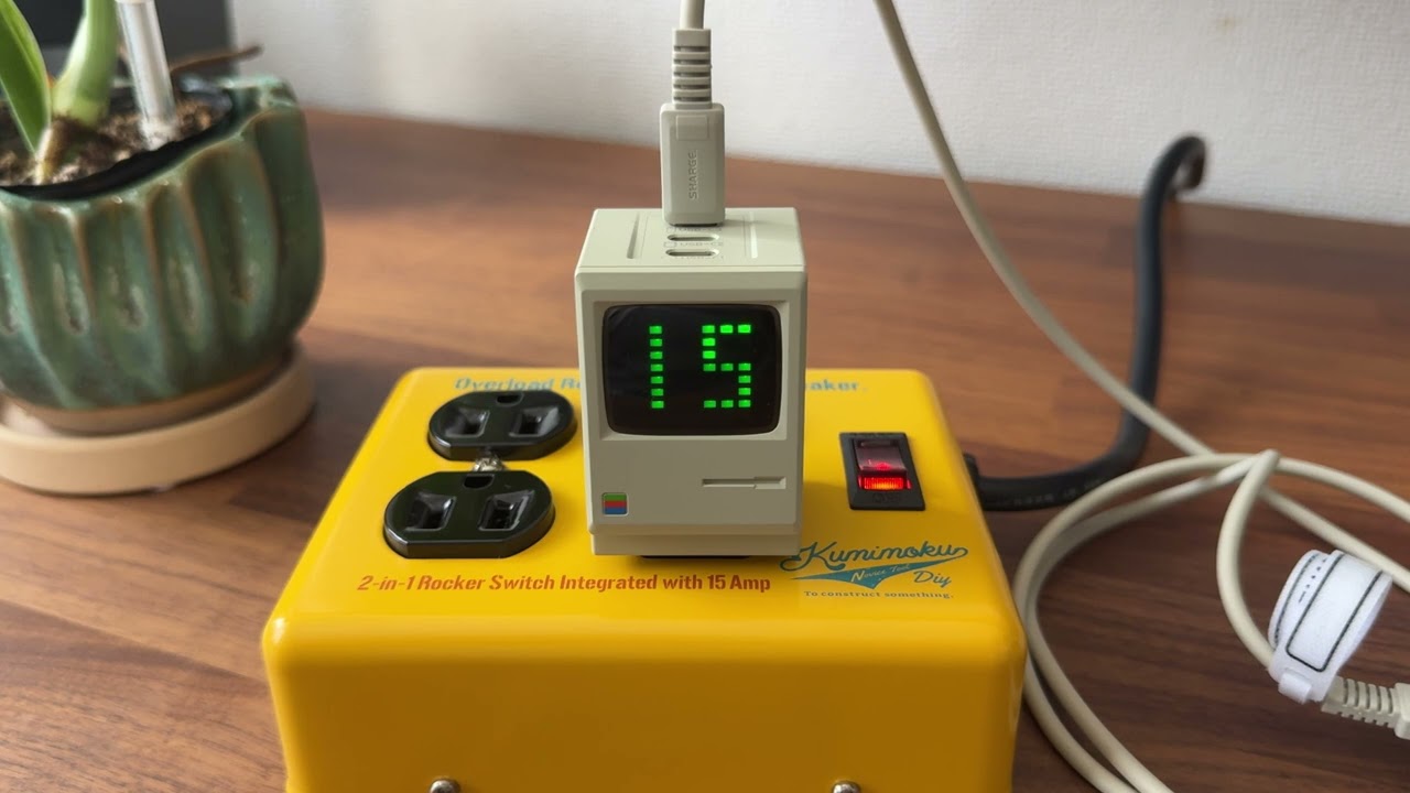 アンティーク 時代物  充電器 GE タンガートリックル充電器 1920年代 充電が楽しくなる！初代Mac風「SHARGE Retro67」レビュー｜レトロな67W