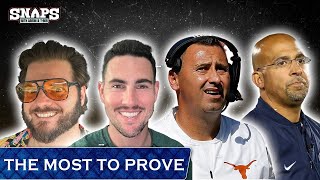 Top 10 CFB Coaches with the most to prove