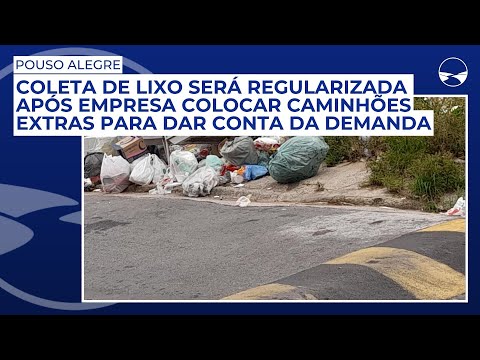 Coleta de lixo será regularizada após empresa colocar caminhões extras para dar conta da demanda
