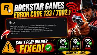 Rockstar Games Error Code 133 / 7002 Fix (2026) | Offline Mode Problem SOLVED! screenshot 3