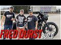 FRED DURST FROM LIMP BIZKIT FINALLY SEES HIS  HARLEY STREET GLIDE IN PERSON