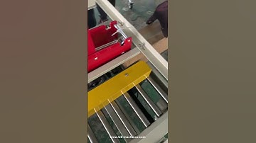 Semi automatic box tape sealing machine tapping video