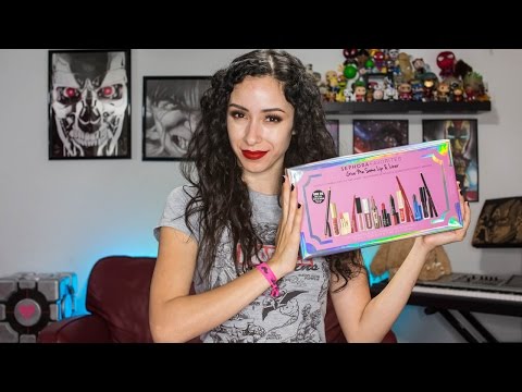 My favorite Sephora lip set by far! Trying on the Give Me Some Lip & Liner Set