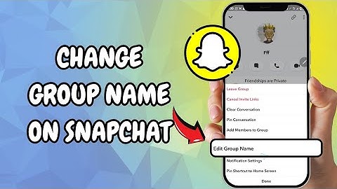 How To Change Group Name On Snapchat (2025)!