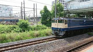 8584レEF65-2101号機・宇都宮タ→根岸・E217系被り