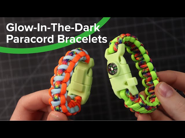 Glow In the Dark Paracord Bracelets—No Lighter Needed! 